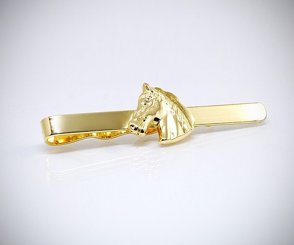 Fermacravatta oro cavallo LeCuff